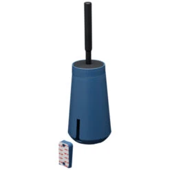 Tiger Toiletborstelhouder TESS Met Swoop Borstel Flexibel Blauw/zwart -Thuis Badkamer 123 5592
