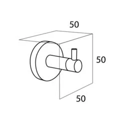 Tiger Haak Boston Groot Geborsteld RVS -Thuis Badkamer 123 5638