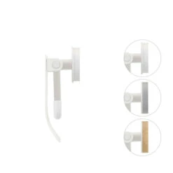 Tiger Toiletrolhouder Urban Wit Met Klep -Thuis Badkamer 123 5647