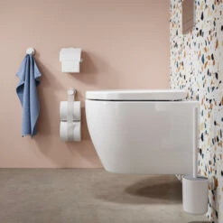 Tiger Toiletrolhouder Urban Wit Met Klep -Thuis Badkamer 123 5653