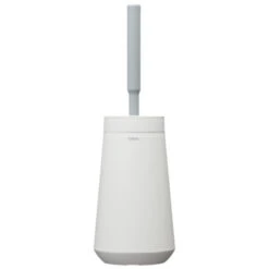 Tiger Toiletborstelhouder TESS Met Swoop Borstel Flexibel Wit/ Lichtgrijs -Thuis Badkamer 123 5680