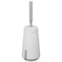 Tiger Toiletborstelhouder TESS Met Swoop Borstel Flexibel Wit/ Lichtgrijs -Thuis Badkamer 123 5681