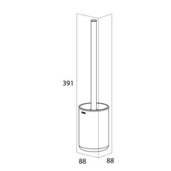 Tiger Toiletborstelhouder Cooper Vrijstaand -Thuis Badkamer 123 5737