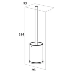 Tiger Toiletborstelhouder Colar RVS -Thuis Badkamer 123 5758