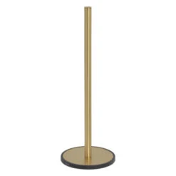 TIGER RESERVEROLHOUDER TUNE VRIJSTAAND MESSING ZWART -Thuis Badkamer 123 5761