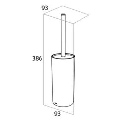 Tiger Toiletborstelhouder Urban Zwart -Thuis Badkamer 123 5772