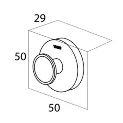 Tiger Haak Urban Groot Zwart -Thuis Badkamer 123 5815