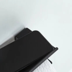 Tiger Colar Toiletrolhouder Met Planchet Zwart -Thuis Badkamer 123 5862