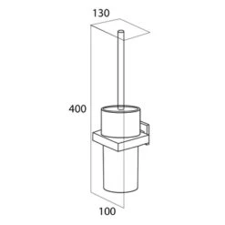 Tiger Toiletborstelhouder Items Hangend Chroom -Thuis Badkamer 123 5879