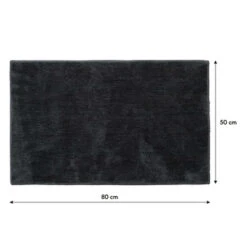 Sealskin Badmat Doux 50x80cm Donkergrijs -Thuis Badkamer 123 588