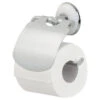 Tiger Toiletrolhouder Ivy Chroom/wit Met Klep -Thuis Badkamer 123 5937