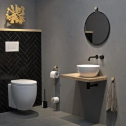 Tiger Toiletrolhouder Sem Zwart 14 Tiger Toiletrolhouder Sem Zwart -Thuis Badkamer 123 5961