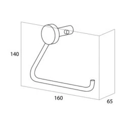 Tiger Toiletrolhouder Sem Zwart 15 Tiger Toiletrolhouder Sem Zwart -Thuis Badkamer 123 5962