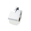 Haceka Toiletrolhouder Edge Met Klep Chroom 2 Haceka Toiletrolhouder Edge Met Klep Chroom -Thuis Badkamer 123 6105