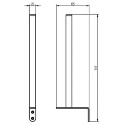 Haceka Reserverolhouder Ixi Hangend RVS -Thuis Badkamer 123 6122