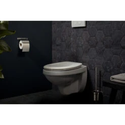 Haceka Toiletrolhouder Ixi Met Klep RVS 8 Haceka Toiletrolhouder Ixi Met Klep RVS -Thuis Badkamer 123 6135