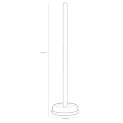 Sealskin Acero Reserverolhouder Zwart -Thuis Badkamer 123 6168