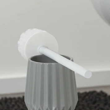 Sealskin Toiletborstel Met Houder Arte Grijs 5 Sealskin Toiletborstel Met Houder Arte Grijs - Afbeelding 3