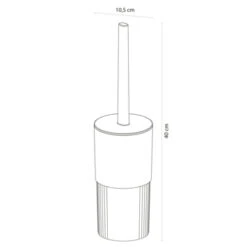 Sealskin Toiletborstelhouder Brave Staand Zwart 32 Sealskin Toiletborstelhouder Brave Staand Zwart -Thuis Badkamer 123 6229