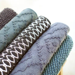 Sealskin Badmat Boho 60x90cm Zwart -Thuis Badkamer 123 630