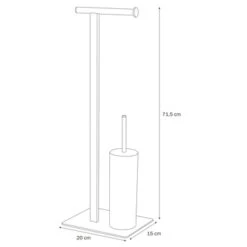 Sealskin Toiletrek Brix Metaal Zwart -Thuis Badkamer 123 6323