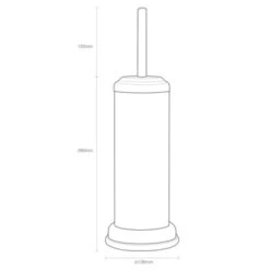 Sealskin Toiletborstelhouder Acero Zwart -Thuis Badkamer 123 6342