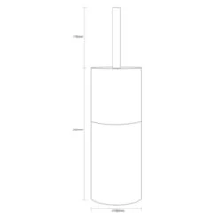 Sealskin Toiletborstelhouder Doppio Ecru -Thuis Badkamer 123 6350