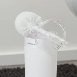 Sealskin Toiletborstel Met Houder Bloom Wit -Thuis Badkamer 123 6379