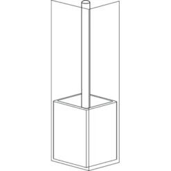 SEALSKIN Tiger Toiletborstelhouder Cura Wit 15 SEALSKIN Tiger Toiletborstelhouder Cura Wit -Thuis Badkamer 123 6398