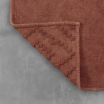 Sealskin Badmat Aztec 60x90cm Donkerroze 4 Sealskin Badmat Aztec 60x90cm Donkerroze - Afbeelding 2