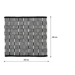 Sealskin Badmat Bandra 60x60cm Zwart -Thuis Badkamer 123 70