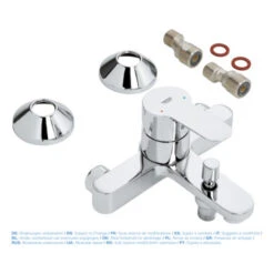 Grohe Badkraan Start Edge Chroom 15 Cm 9 Grohe Badkraan Start Edge Chroom 15 Cm -Thuis Badkamer 123 824