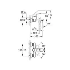 Grohe Badkraan Start Loop Chroom 15 Cm -Thuis Badkamer 123 883
